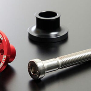 Rear Stand Bracket Set High Line M8 for Z900RS-CAFÉ (Red) Spacer D17*L12 Yoshimura Japan. 584-269-1001