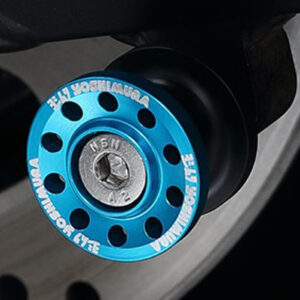 Rear Stand Bracket Set High Line M8 for Z900RS-CAFÉ (Blue) Spacer D17*L12 Yoshimura Japan. 584-269-2001