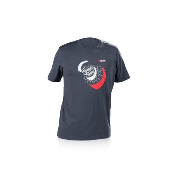 Camiseta Hombre Lifestyle Mesh Azul-Grisácea Akrapovic. 801763