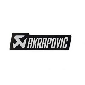 Adhesivo anticalorico 120 x 35 mm Akrapovic. p-hst19al