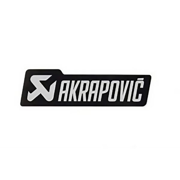 Adhesivo anticalorico 120 x 35 mm Akrapovic. p-hst19al