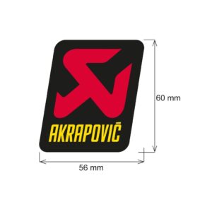 Adhesivo 57 x 60 mm Akrapovic. p-vst3po