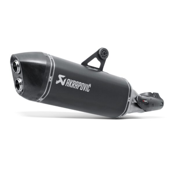 BLACK EDITION silenciosos Slip-on. Homologado Akrapovic. s-b12so10-haabl