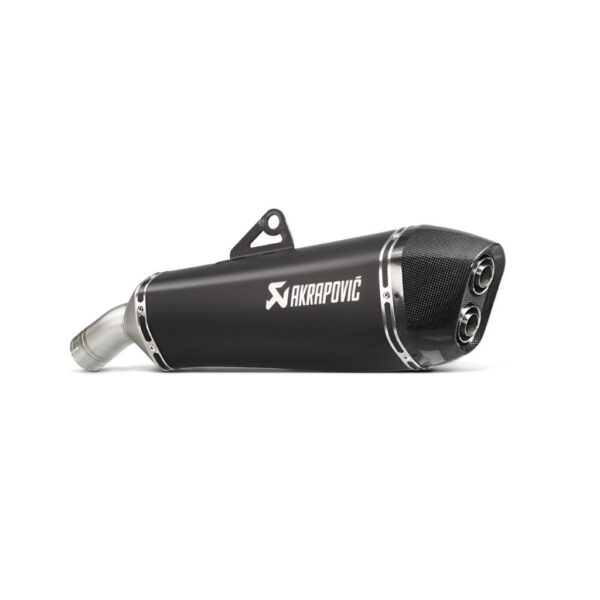 BLACK EDITION silenciosos Slip-on doble salida. Homologado Akrapovic. s-b8so7-hzaabl