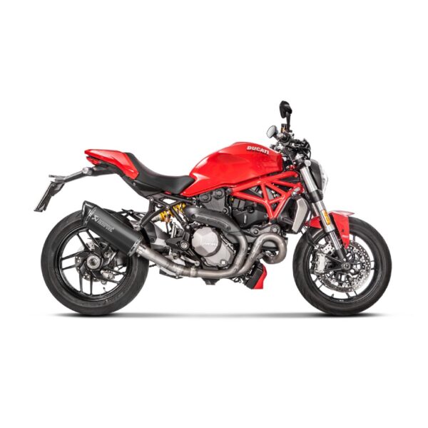 BLACK EDITION silenciosos Slip-on. No homologado Akrapovic. s-d12so8-rtbl - Imagen 2