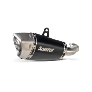 BLACK EDITION silenciosos Slip-on. No homologado Akrapovic. s-h125so4asztbl