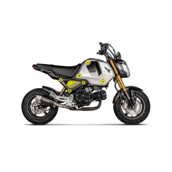 BLACK EDITION silenciosos Slip-on. No homologado Akrapovic. s-h125so4asztbl - Imagen 2