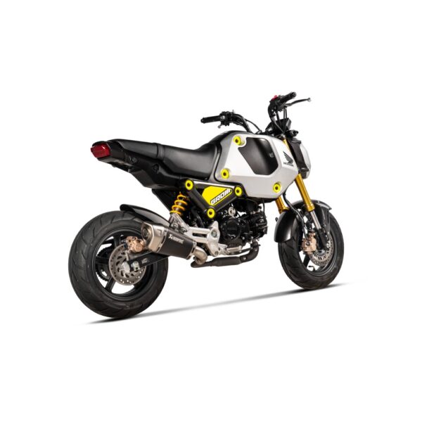 BLACK EDITION silenciosos Slip-on. No homologado Akrapovic. s-h125so4asztbl - Imagen 3