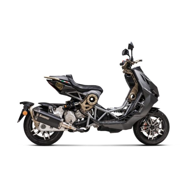 BLACK EDITION silenciosos Slip-on. Homologado Akrapovic. s-it125so1hrtbl - Imagen 2
