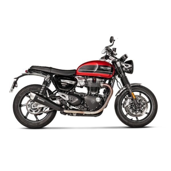 BLACK EDITION silenciosos Slip-on. Homologado Akrapovic. s-t12so2-hcqtbl - Imagen 2